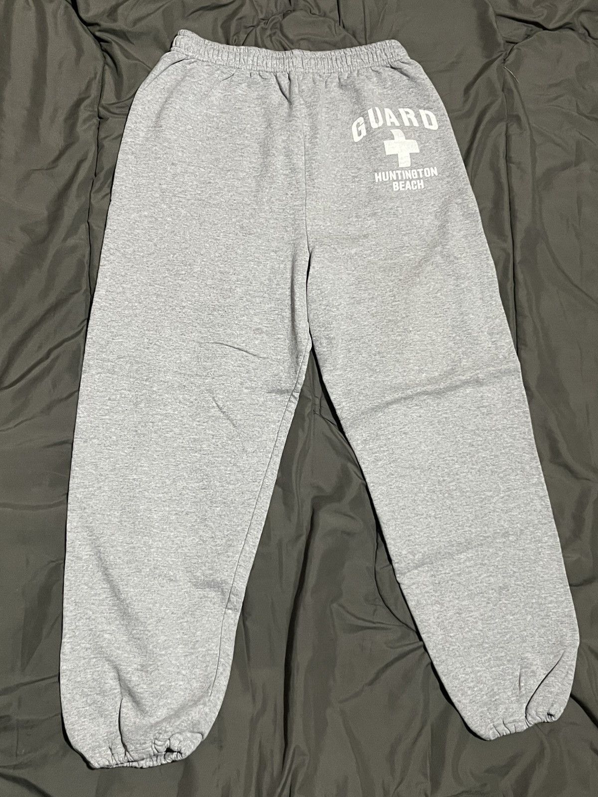 Vintage Gray Vintage Huntington Beach Jogger Sweatpants Size US 32 / EU 48 - 1 Thumbnail