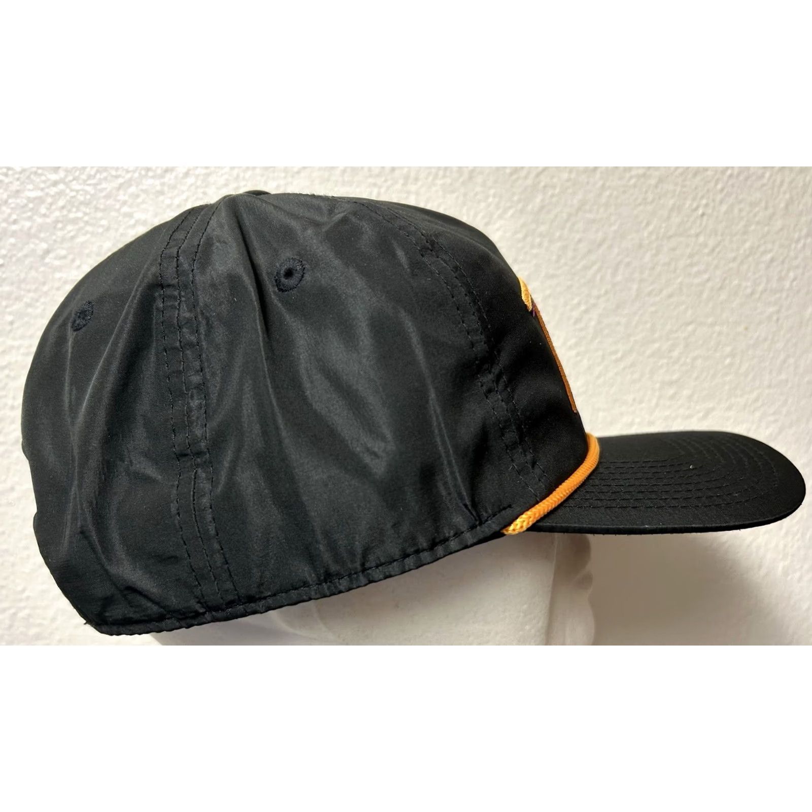 Roper Bad Birdie Texas Rope Hat Golf Cap Embroidered Black Orange Pink Snap Back New Size ONE SIZE - 3 Thumbnail