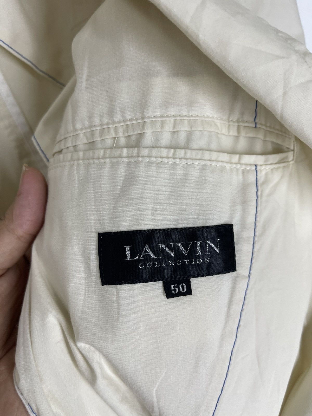 Designer × Lanvin × Vintage VINTAGE PATCHPOCKETS LIGHT JACKET LANVIN COLLECTION Size US M / EU 48-50 / 2 - 4 Thumbnail