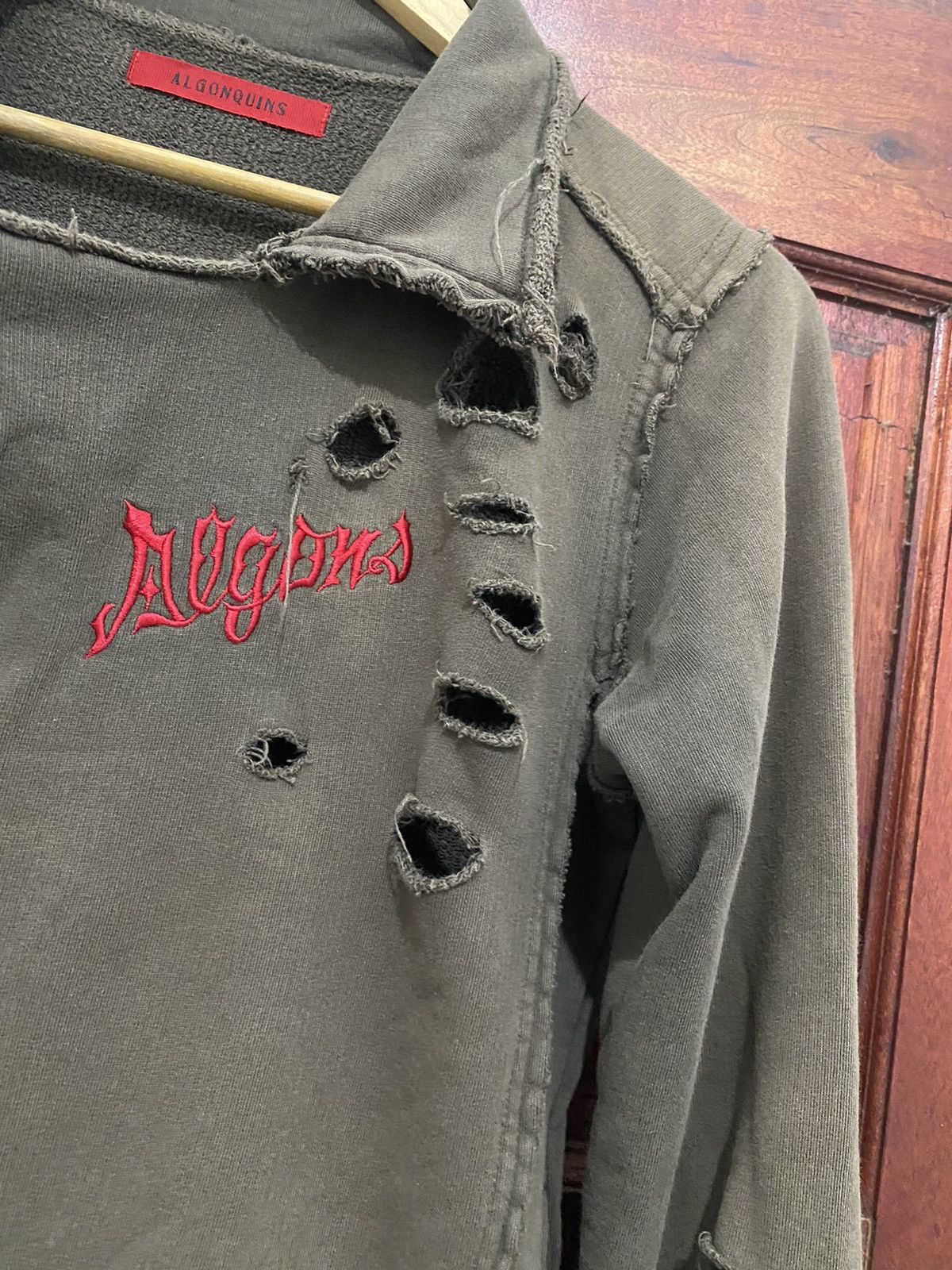 Japanese Brand × Le Grande Bleu (L.G.B.) × Seditionaries 🔥Algonquins Japan Sakura Distressed Design Sweatshirt Size M / US 6-8 / IT 42-44 - 4 Thumbnail