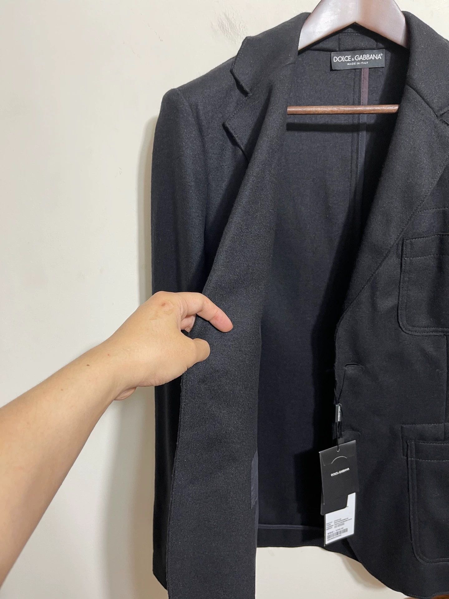 Dolce & Gabbana Dolce & Gabbana DG Slim Fit Wool-Blend Blazer 52 Size 52R - 7 Thumbnail