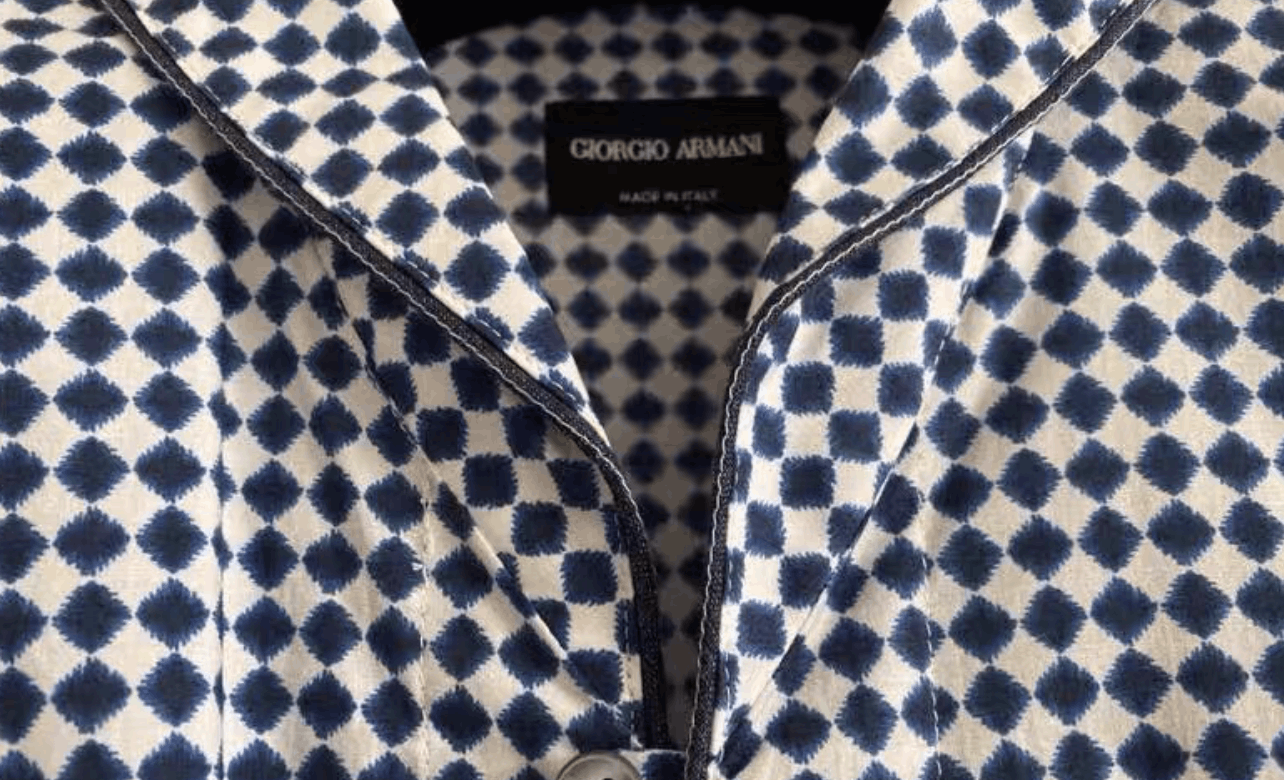 Giorgio Armani GIORGIO ARMANI Runway Check Pattern Long Sleeve Shirt K18 Size US XXS / EU 40 - 2 Thumbnail