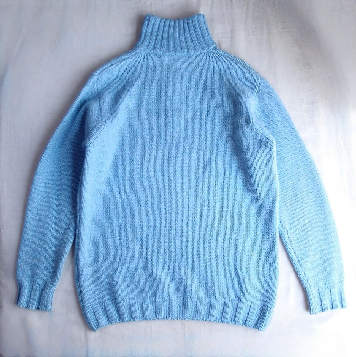 Katharine Hamnett London KATHARINE HAMNETT LONDON Half Zip Wool Knit Made in Italy Size US L / EU 52-54 / 3 - 3 Thumbnail