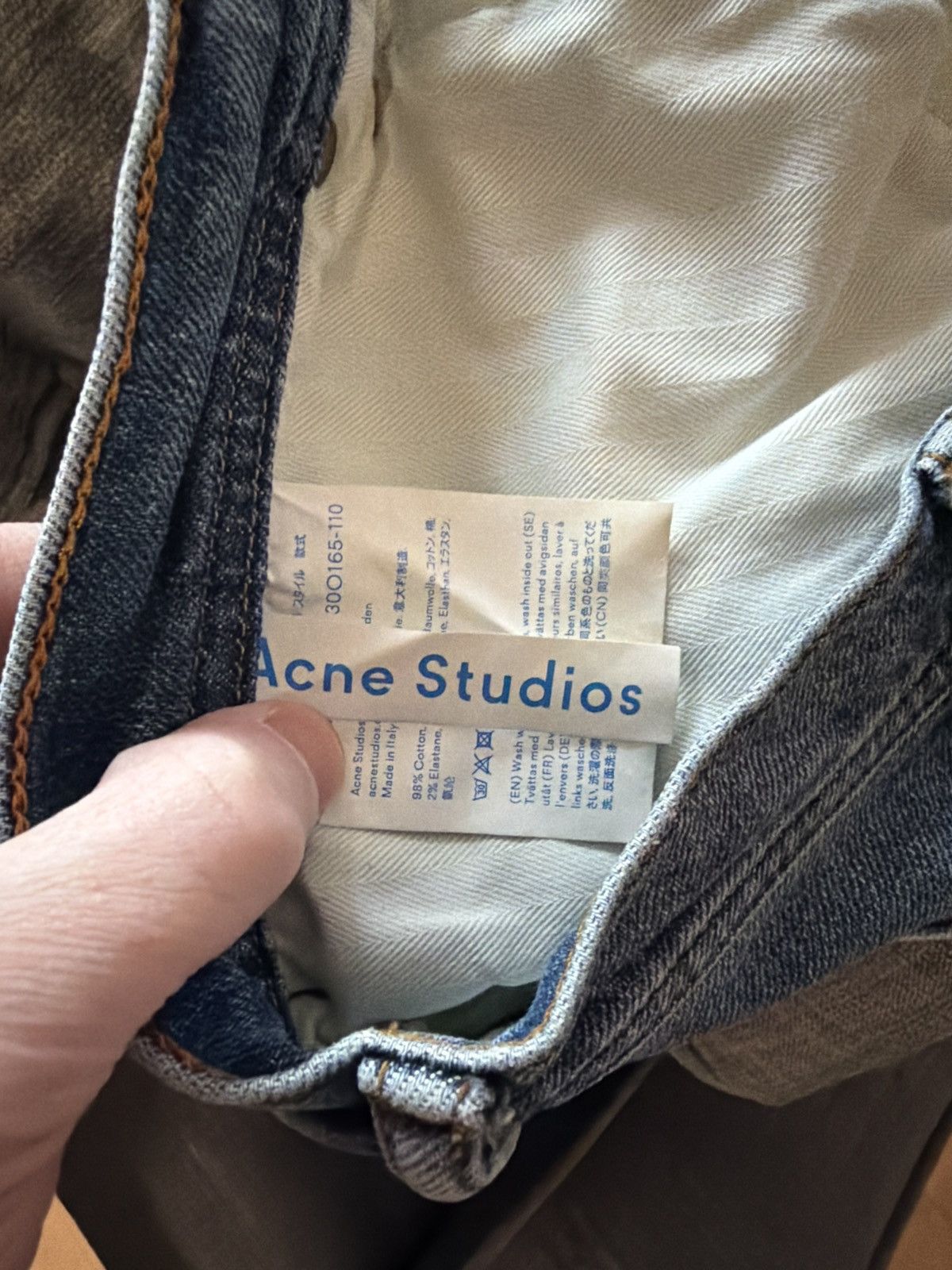 Acne Studios Acne Studios Slim Fit Denim Size US 32 / EU 48 - 3 Thumbnail