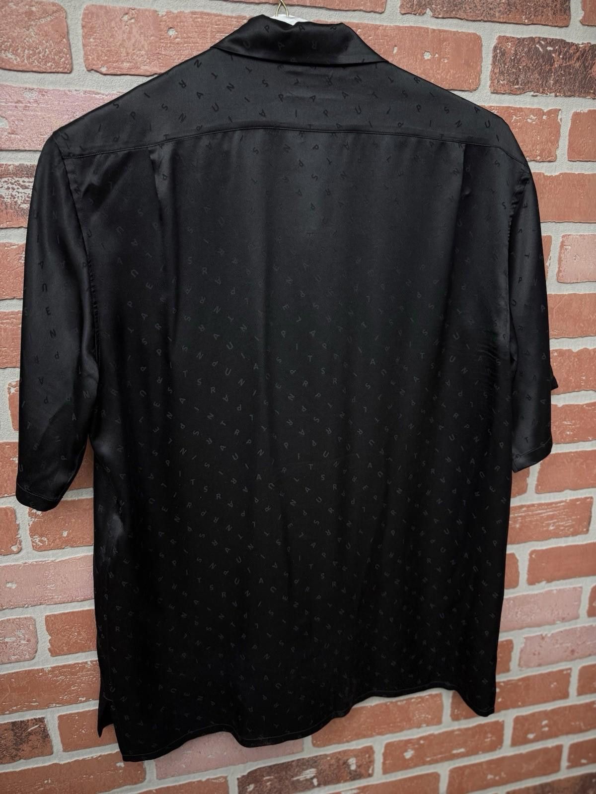 Saint Laurent Paris Saint Laurent Paris Collared Button Silk T-Shirt Size (40) Size US M / EU 48-50 / 2 - 9 Thumbnail