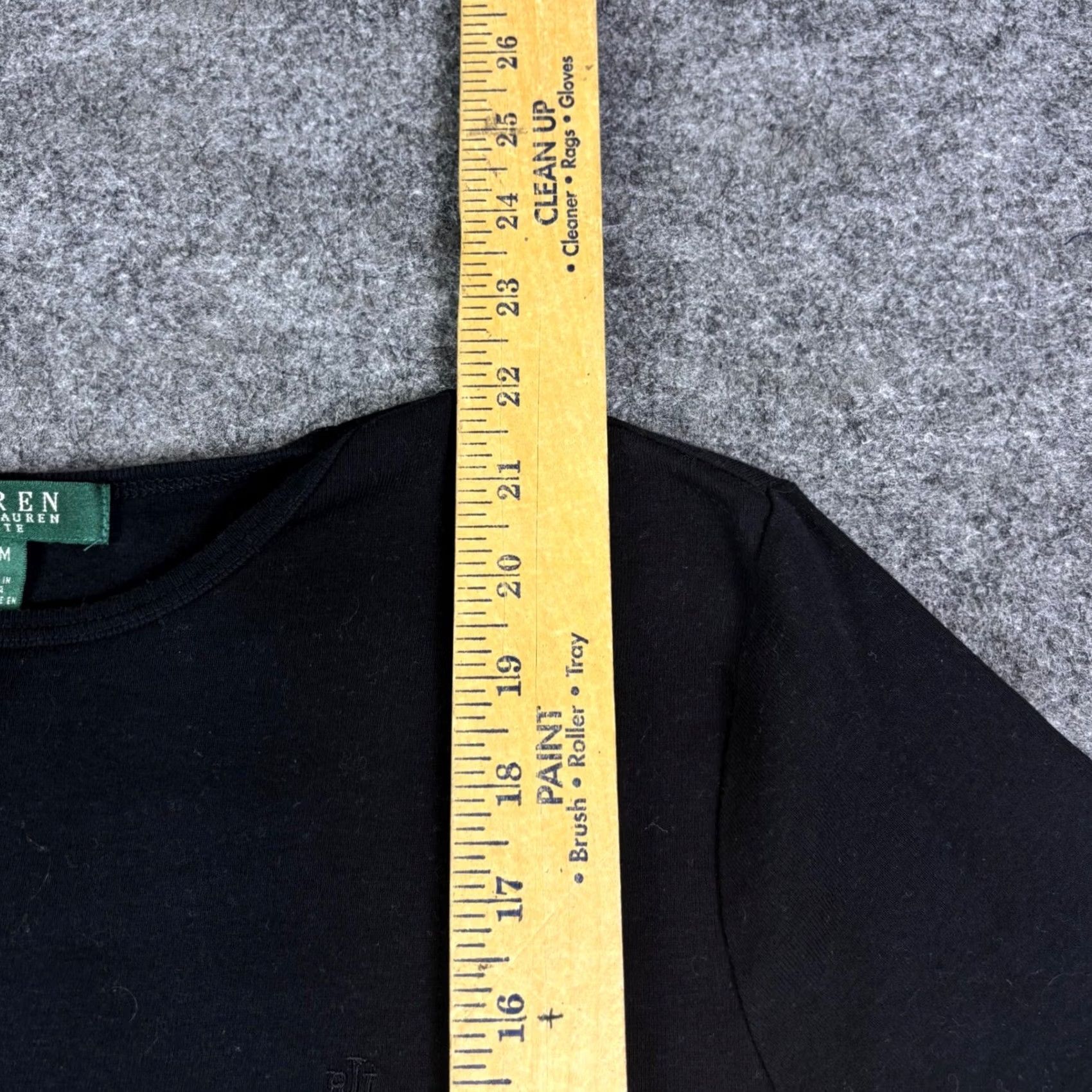 Ralph Lauren Lauren Ralph Lauren Petite Black Short Sleeve T-Shirt RLL Logo Size PM Size M / US 6-8 / IT 42-44 - 5 Thumbnail