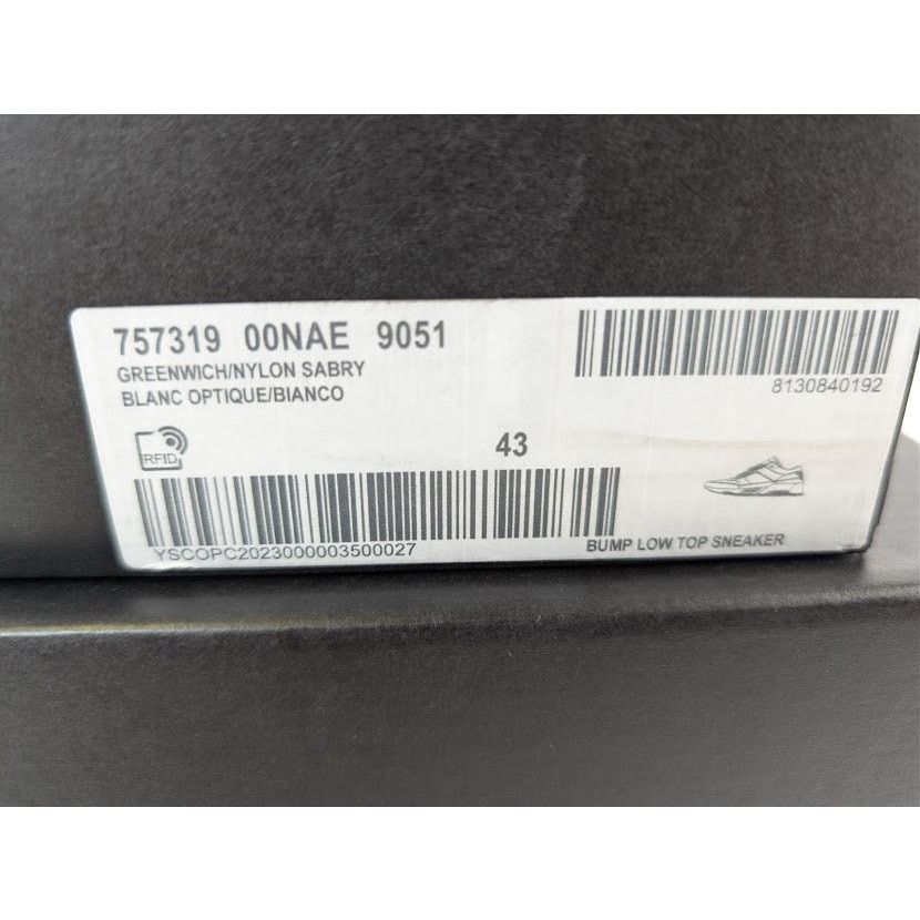 Saint Laurent Paris o1rshd1 Bump Low-Top Sneakers in Blanc Optique / Bianco Size US 10 / EU 43 - 24 Thumbnail