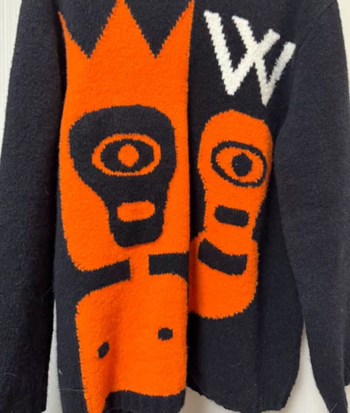 Walter Van Beirendonck WALTER VAN BEIRENDINCK SKULL KNIT Skull Collar Sweater Size US L / EU 52-54 / 3 - 3 Thumbnail