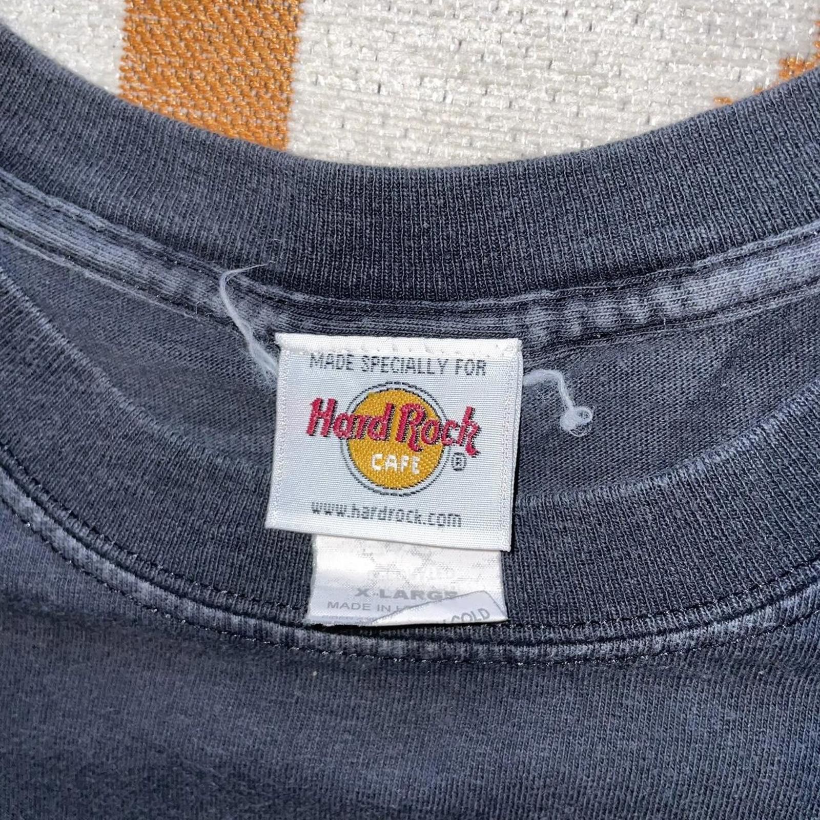 Hard Rock Cafe Hard Rock Cafe 00s Guitar Print T-Shirt XL Size US XL / EU 56 / 4 - 5 Thumbnail