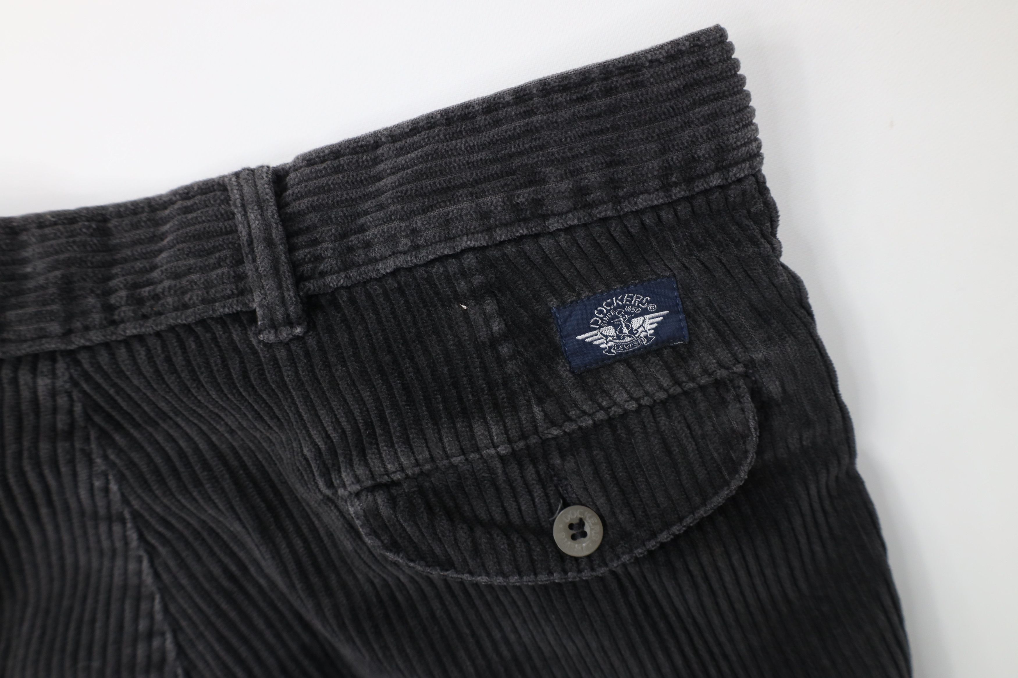 Vintage Vintage 90s Streetwear Cuffed Straight Leg Corduroy Pants Size US 36 / EU 52 - 15 Thumbnail