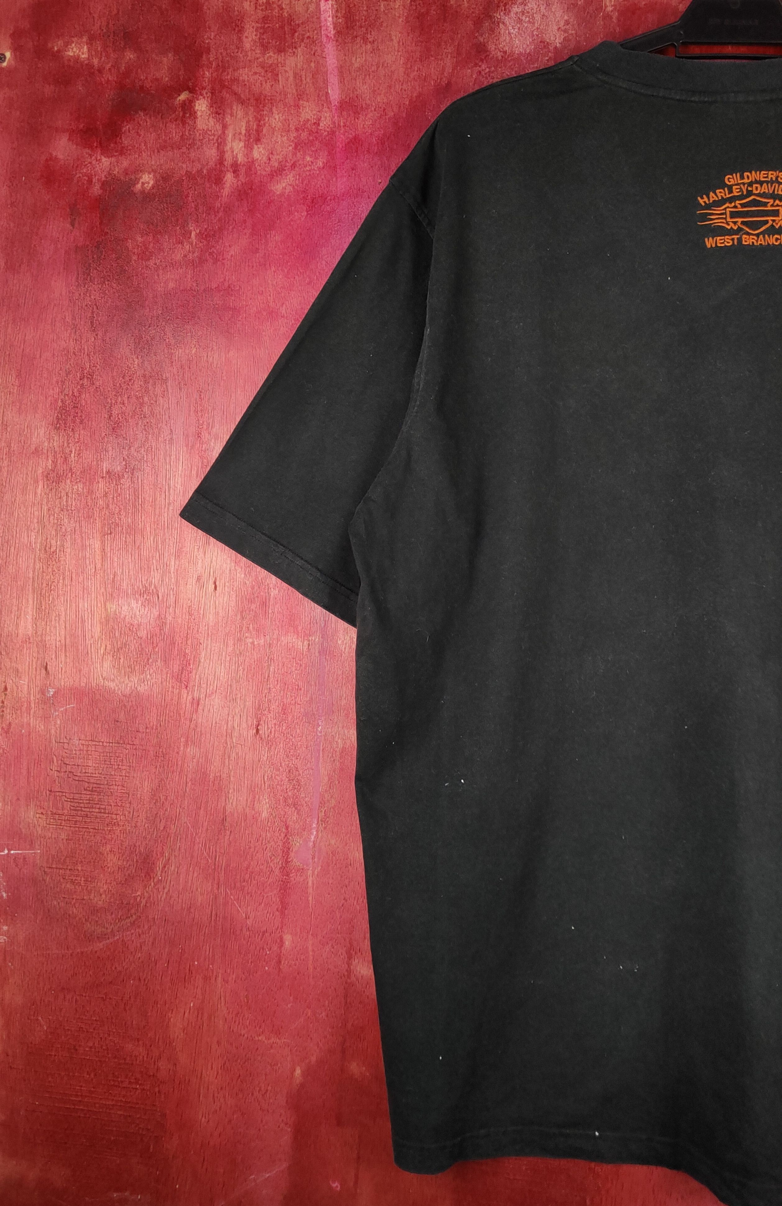 Harley Davidson Harley Davidson Black Short Sleeve T-Shirts #S2047 Size US L / EU 52-54 / 3 - 11 Thumbnail