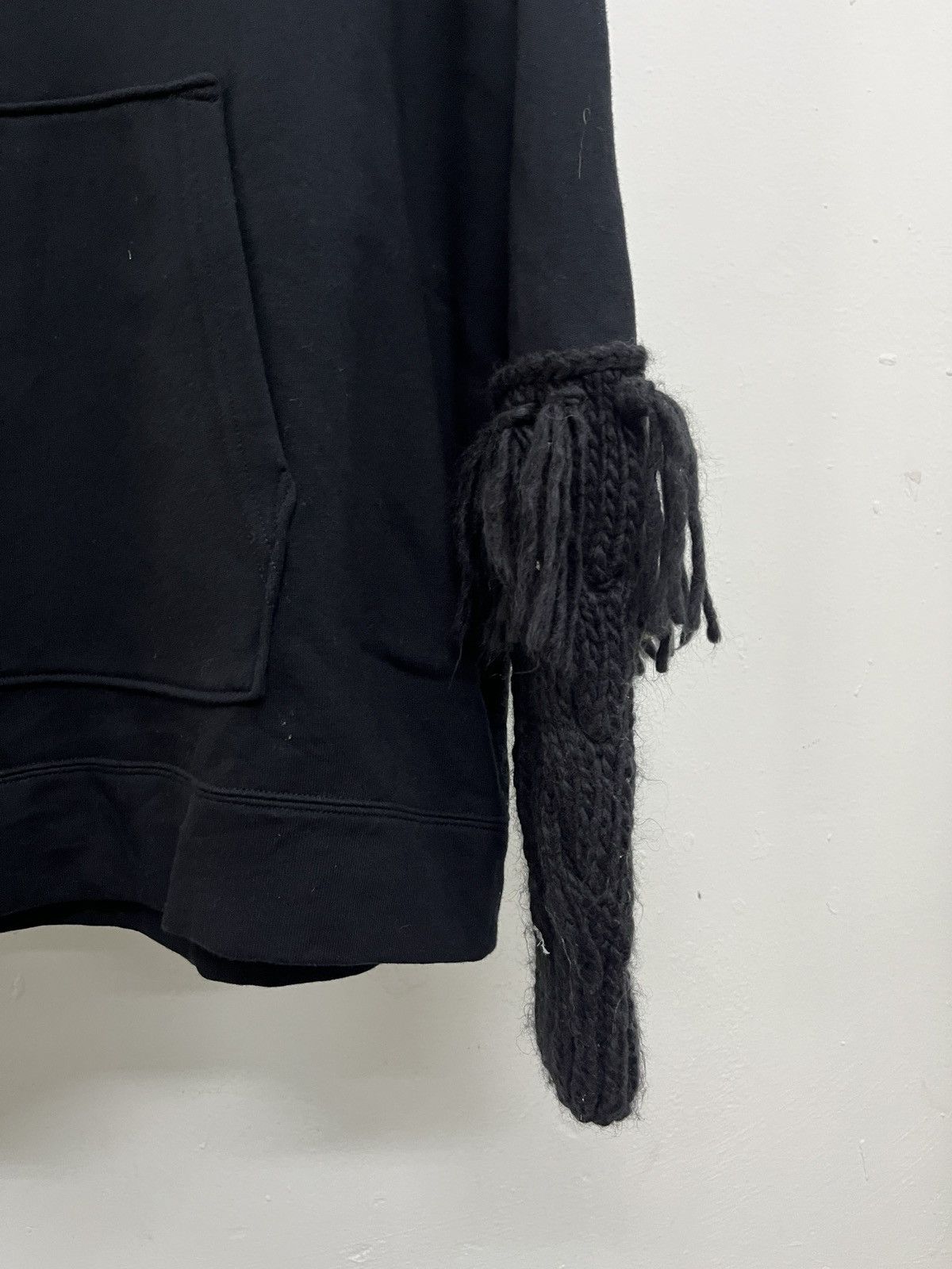 If Six Was Nine 1990s RNA Inc - Fringe Knitted Hybrid Visvim Style Hoodie Size US L / EU 52-54 / 3 - 11 Thumbnail
