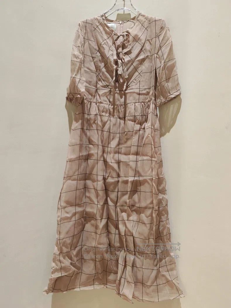 Valentino Valentino Check silk dress Size S / US 4 / IT 40 - 2 Thumbnail
