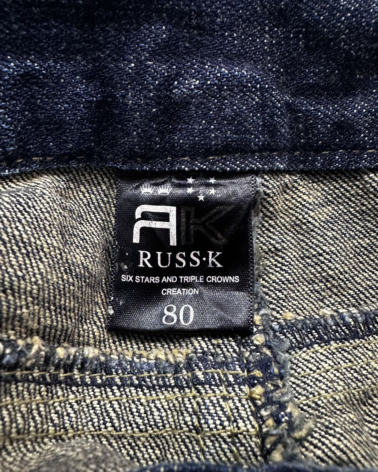 Japanese Brand 00's Russ-k Distressed Flare Jeans Lgb Acne Studios Style Size US 30 / EU 46 - 10 Thumbnail