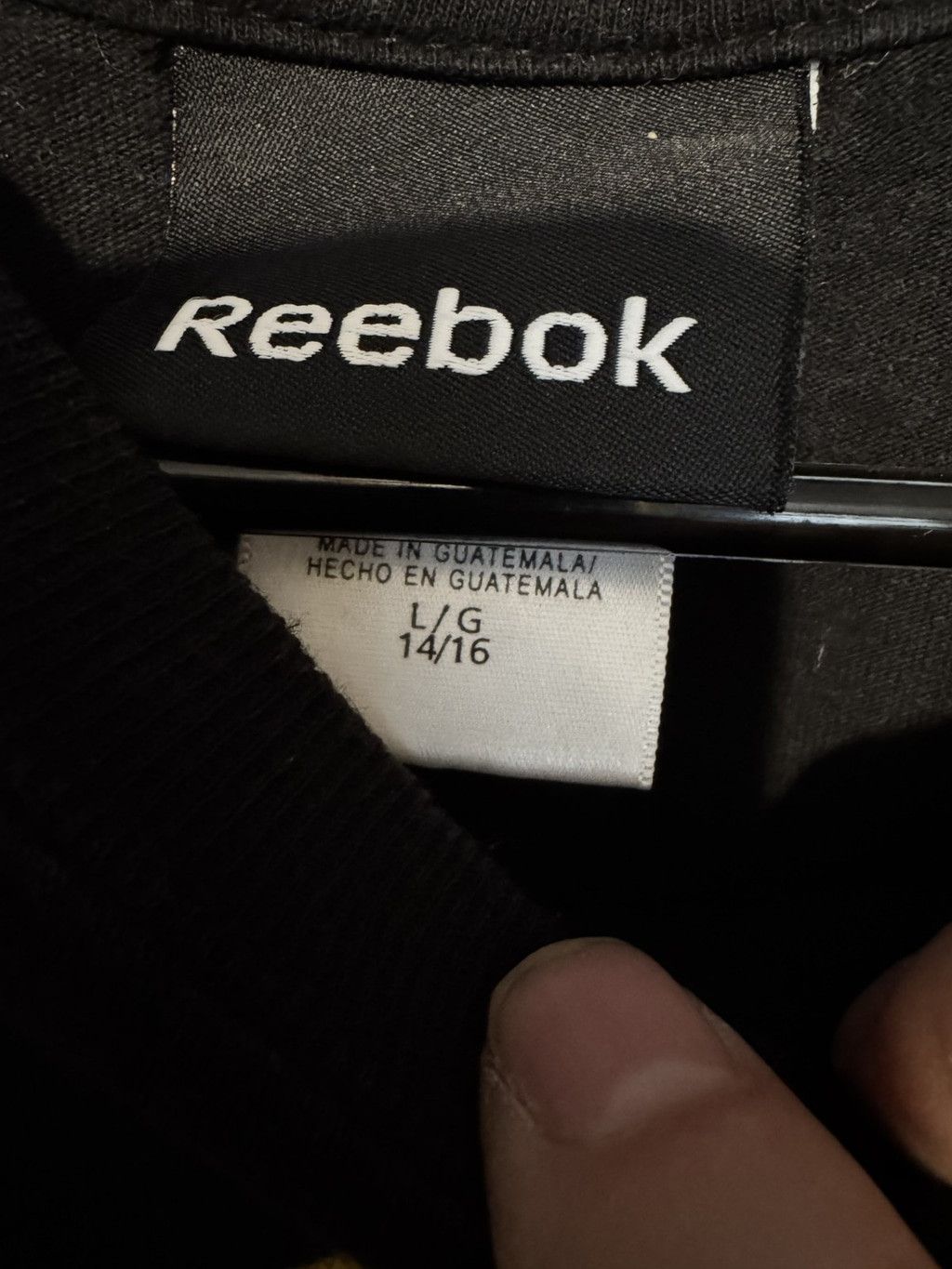 Reebok Boston Bruins Reebok Long Sleeve Tee Kid's Sz XL Black Size US L / EU 52-54 / 3 - 3 Thumbnail