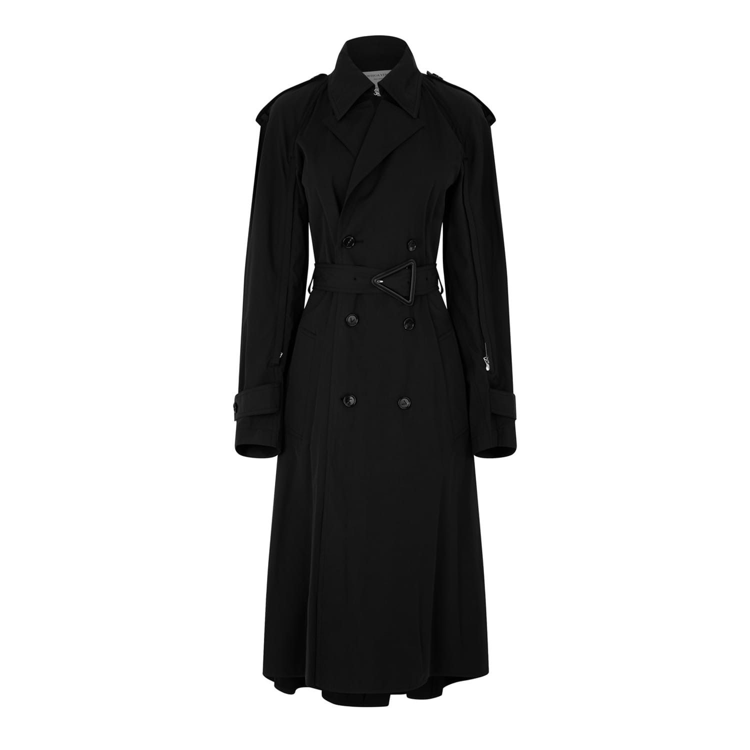 Bottega Veneta Bottega Veneta Relaxed Fit Coat in Black