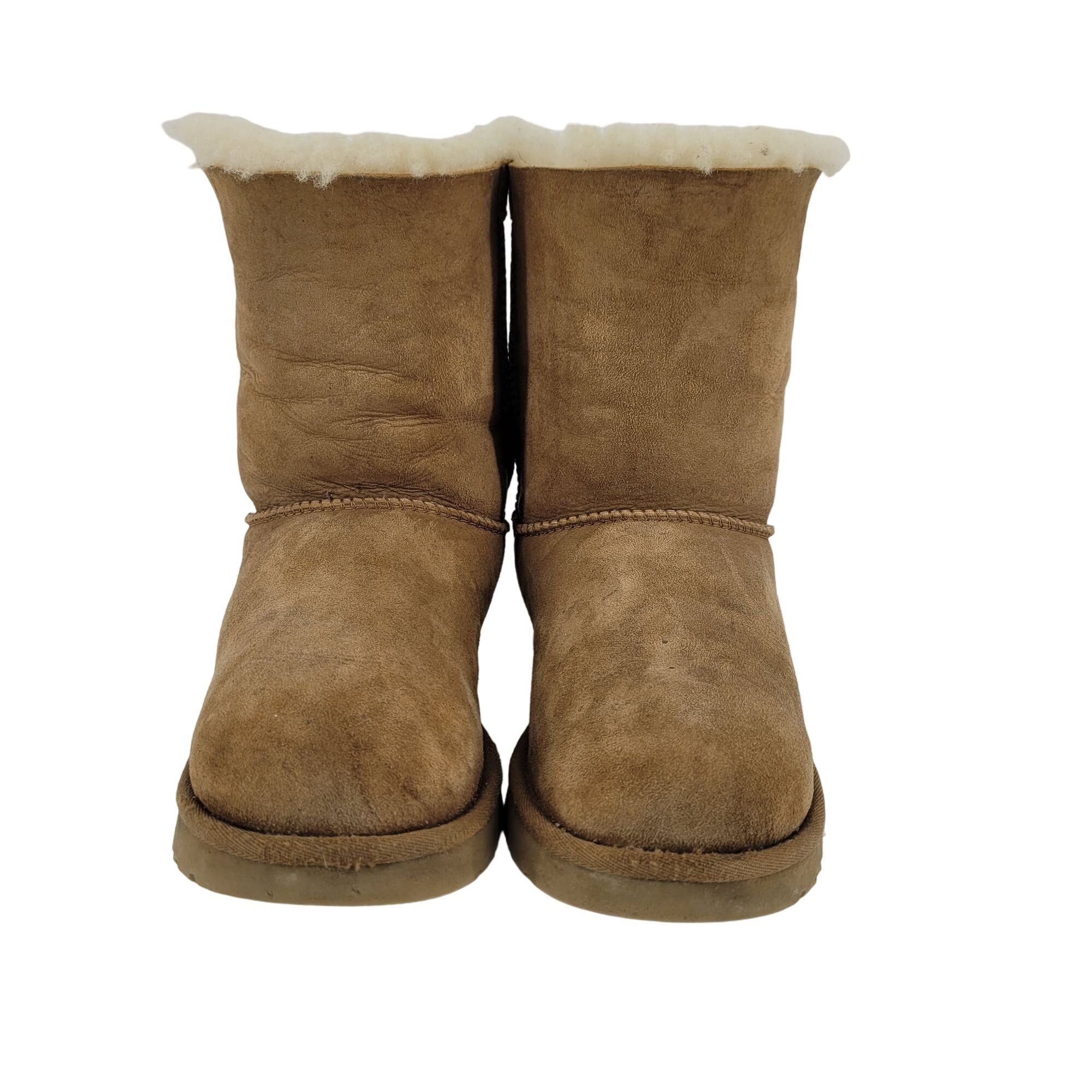 Other UGG Australia Bailey Bow II Leather Boots 8 Chestnut Shearli Size US 8 / IT 38 - 8 Thumbnail