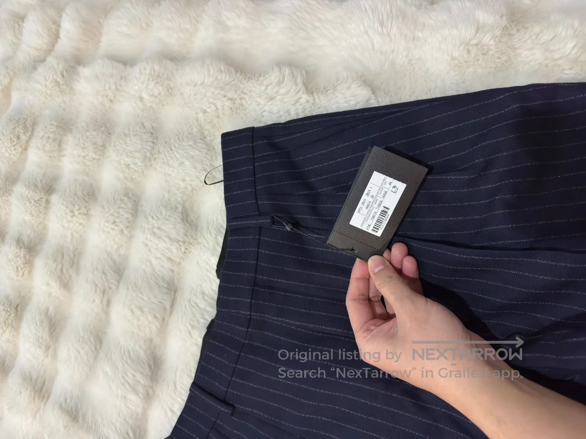 Saint Laurent Paris Saint Laurent Paris Double Pleat Flannel Trousers| Size US 28 / EU 44 - 4 Thumbnail