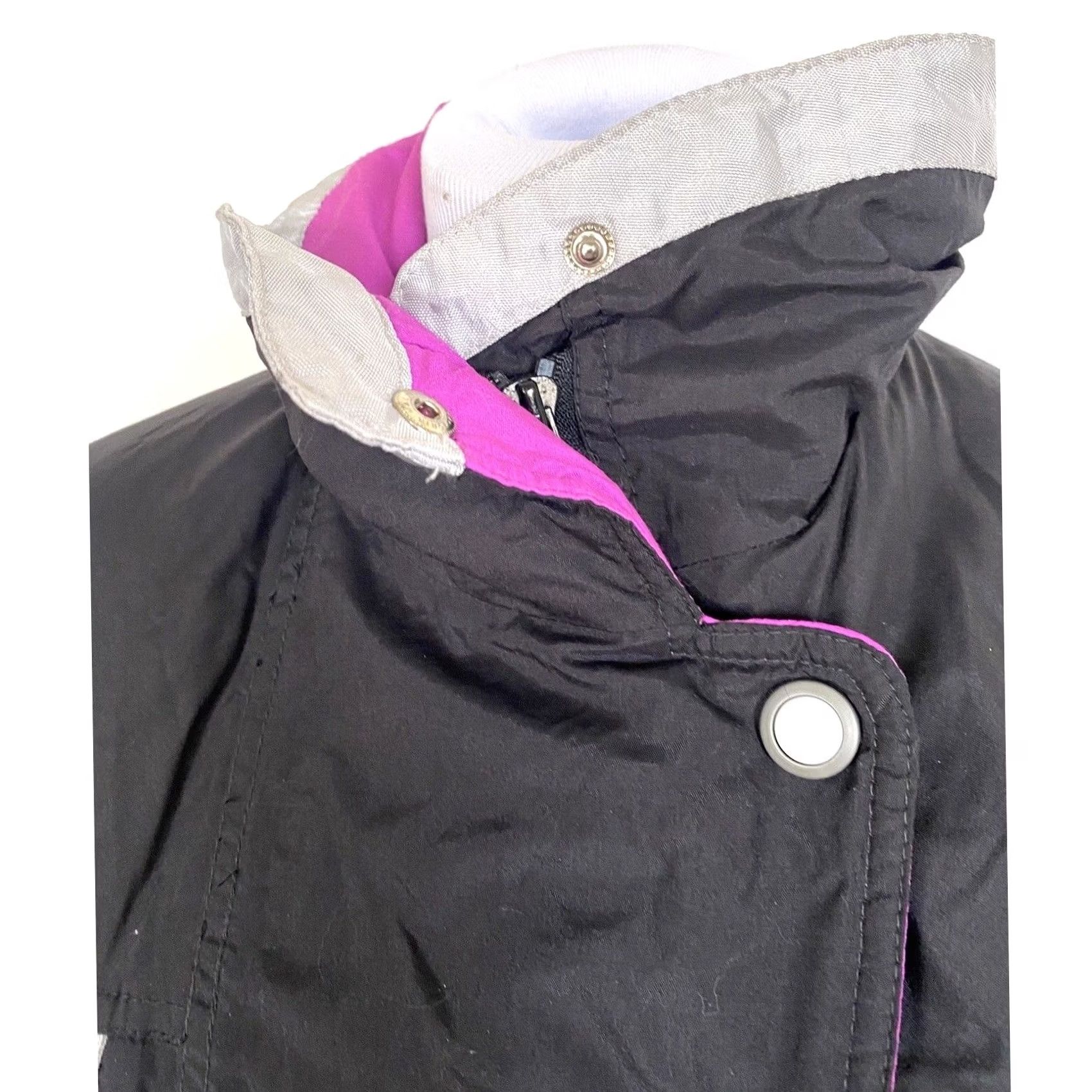 Vintage VINTAGE Roffe BLACK Puffer Jacket Parka Ski Coat Women Size 8 Short Nylon Zip Casual 80's 90s USA Size M / US 6-8 / IT 42-44 - 7 Thumbnail