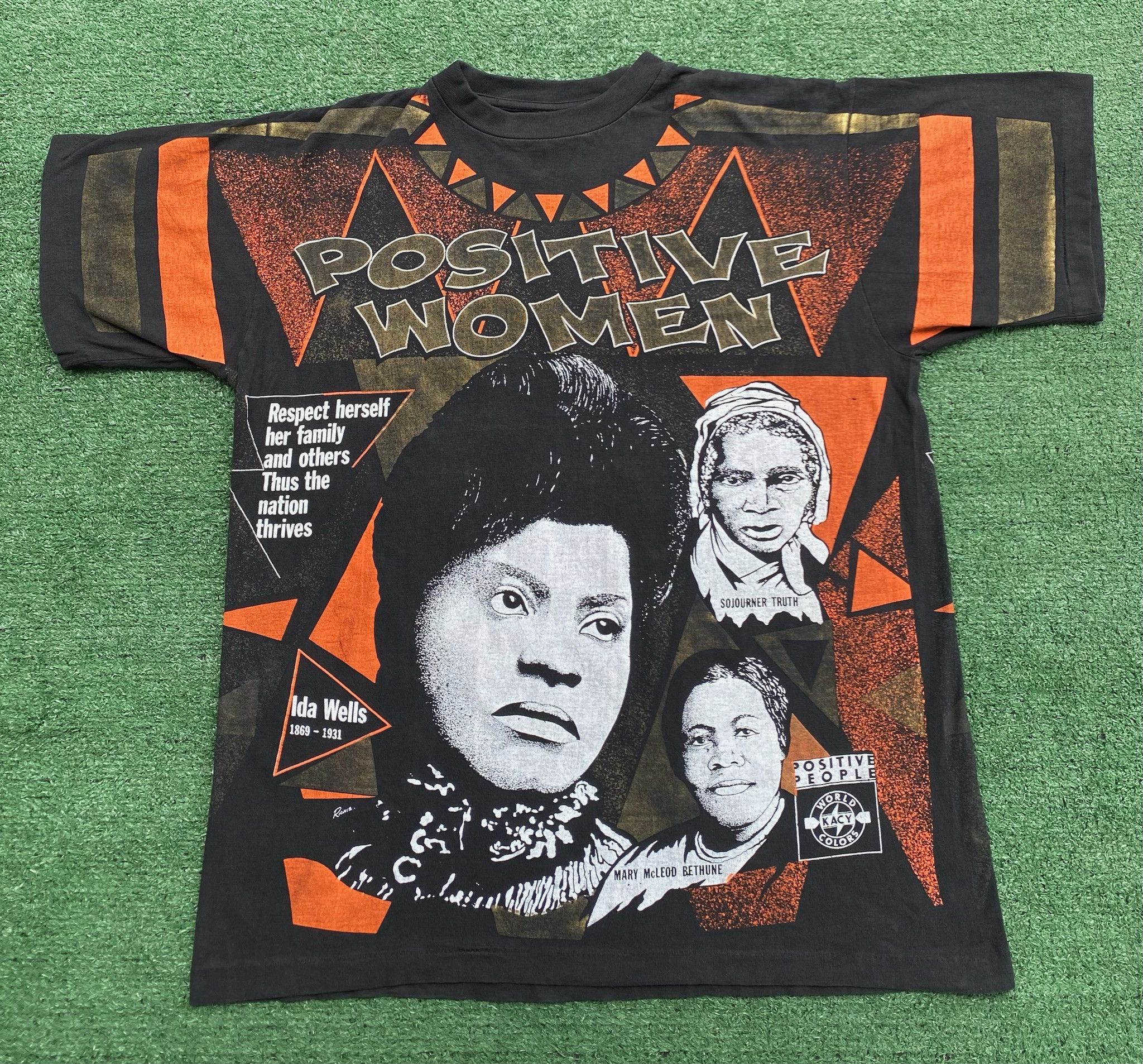 90’s Black History Positive Women All Over Print T-Shirt XL