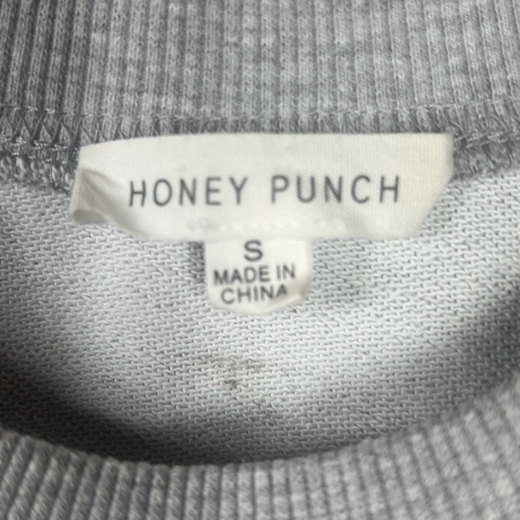 Other Honey Punch Distressed Short Sleeves Gray Sweat Shirt S Size S / US 4 / IT 40 - 10 Thumbnail