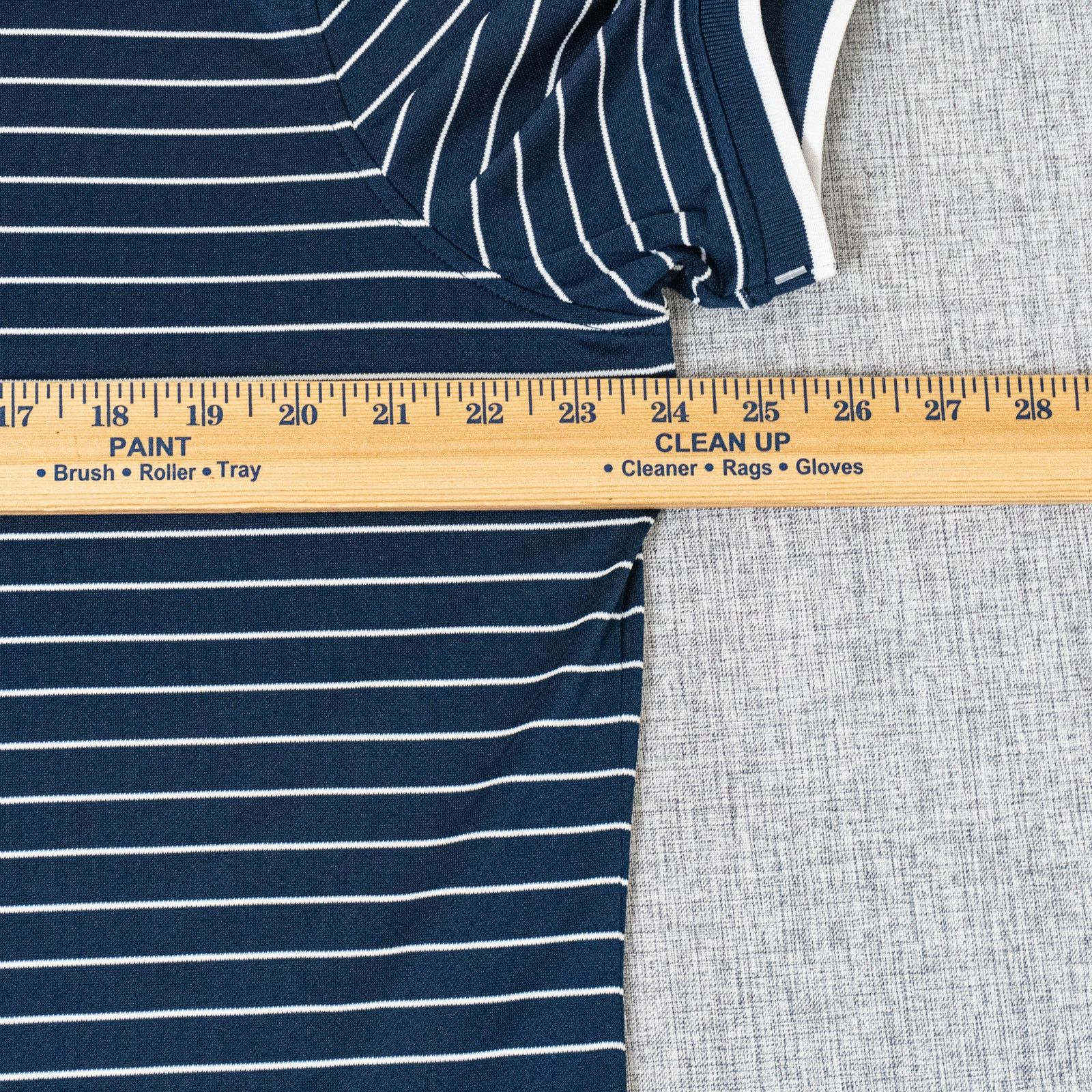 G/FORE G/FORE Golf Tech Pique Polo Navy Fine Line banded sleeve XL Size US XL / EU 56 / 4 - 9 Thumbnail