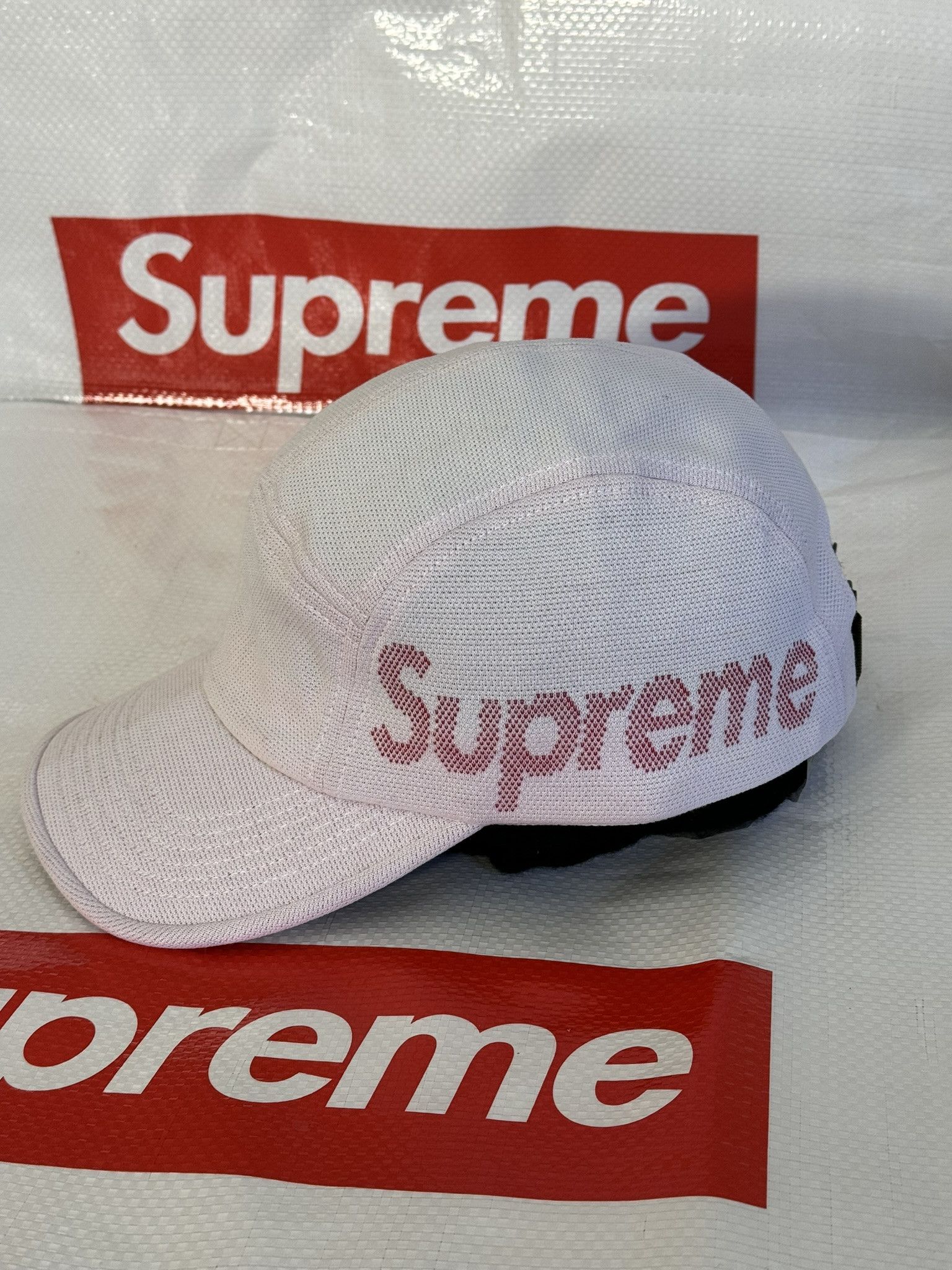 Supreme Supreme Fuzzy Camp Cap White | Grailed