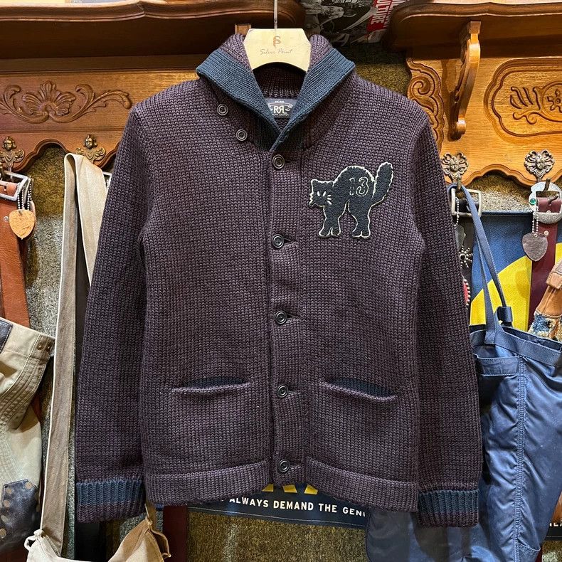 RRL Ralph Lauren RRL Double RL Thick Wool Sweater - dmc Size US S / EU 44-46 / 1 - 1 Thumbnail