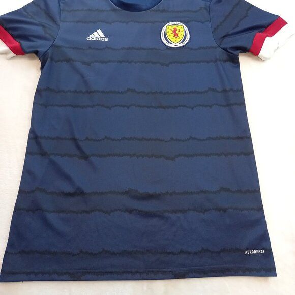 Adidas Adidas Scotland Home Soccer Football Jersey (M) Size US M / EU 48-50 / 2 - 4 Thumbnail