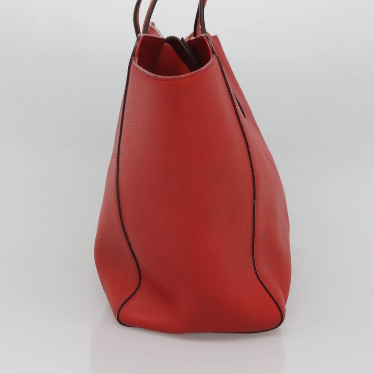 Gucci GUCCI Tote Bag Leather Red Gold Size ONE SIZE - 4 Thumbnail