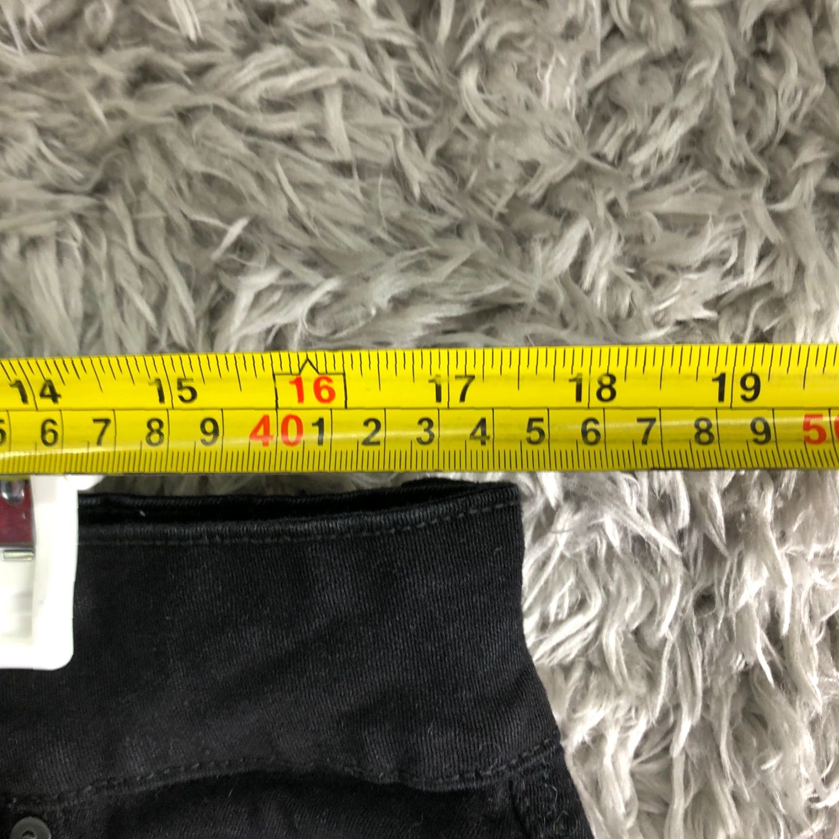 Vintage Terra & Sky Womens Plus Size 18W High Rise Skinny Dark Wash Black Denim Jeans Jeans Size 40" / US 18 - 2 Thumbnail