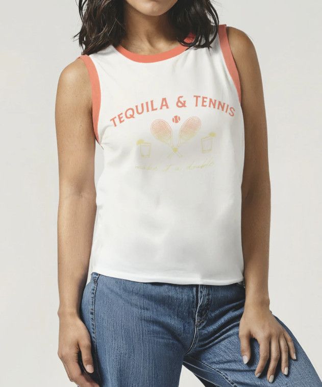 Wildfox Wildfox Tequila & Tennis Make it a Double Tank Top ( XS ) Size XS / US 0-2 / IT 36-38 - 1 Thumbnail