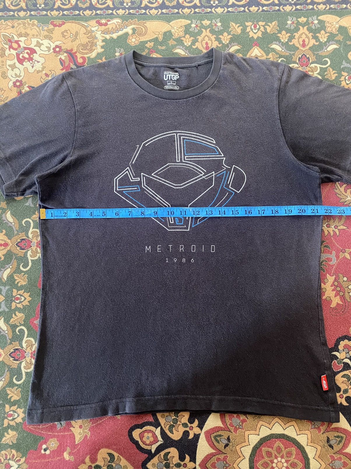 Anime Nintendo METROID 1986 Faded Color Tee Size US L / EU 52-54 / 3 - 7 Thumbnail