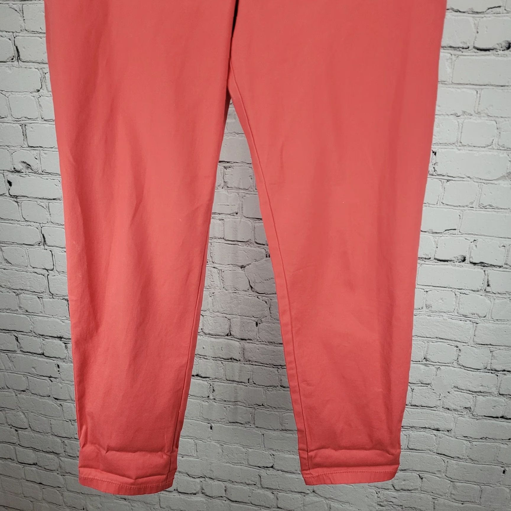 Talbots Talbots The Weekender Cotton Stretch Mid Rise Chino Pants 6P 31x27 Orange Pink Size 28" / US 6 / IT 42 - 7 Thumbnail