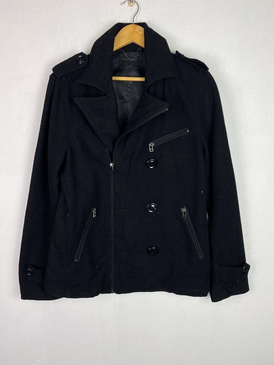 Japanese Brand japanese brands wool double collar jacket nice design Size US L / EU 52-54 / 3 - 1 Thumbnail