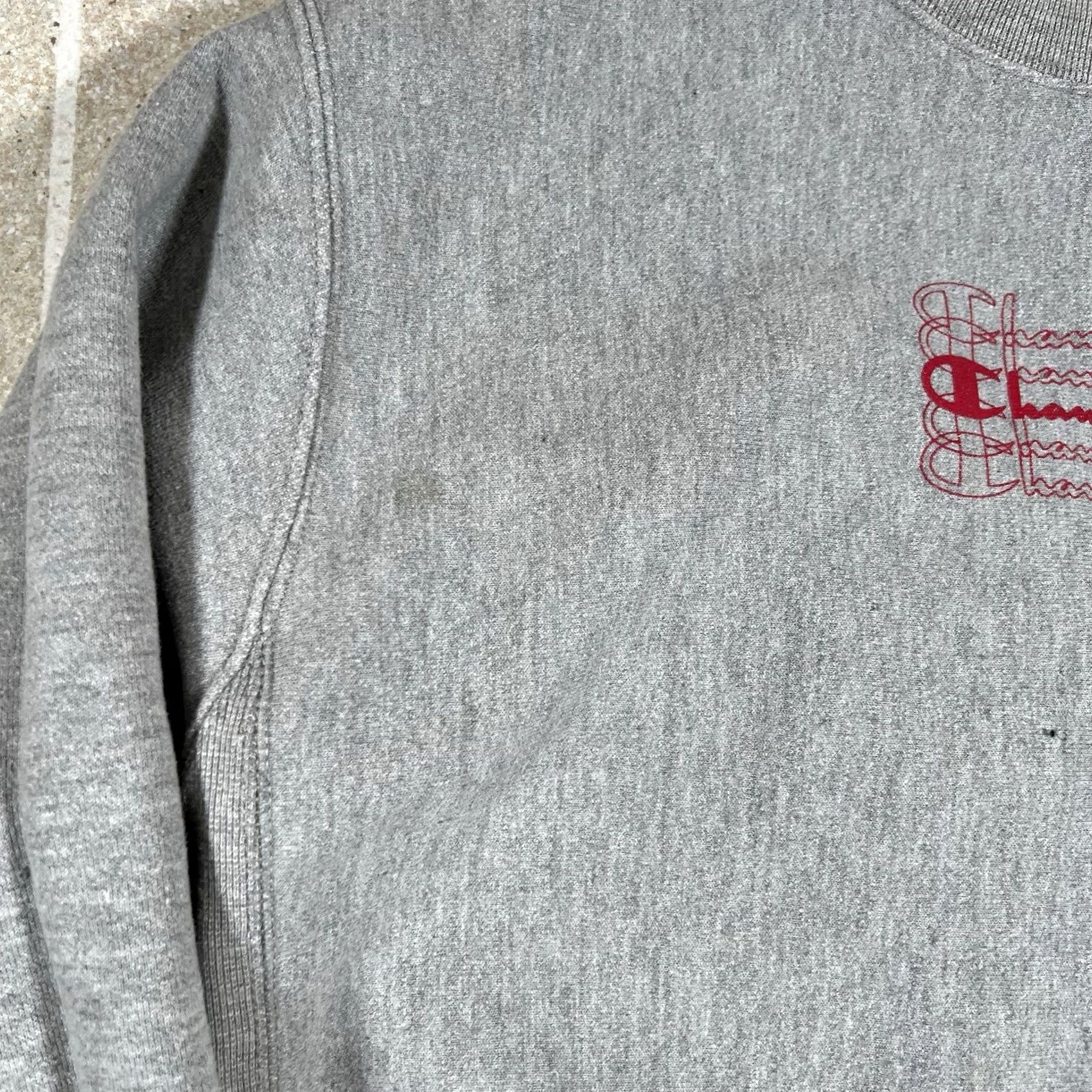 Champion VINTAGE Champion Sweatshirt Mens M Grey Reverse Weave Crew Neck Pullover 90s Logo Size US M / EU 48-50 / 2 - 4 Thumbnail