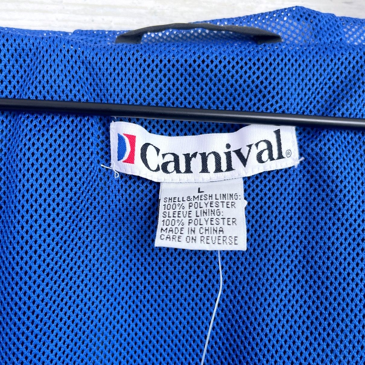 Other Carnival Cruise Line Hooded Zip Rain Jacket Black Mens L Size US L / EU 52-54 / 3 - 7 Thumbnail