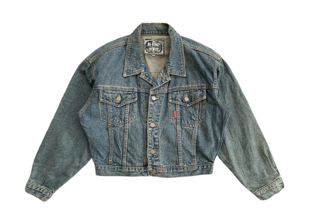 GL HEART DENIM TRUCKER JACKET