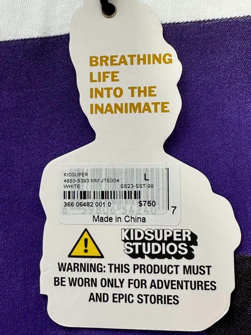 KidSuper SS2023 KIDSUPER SIZE L T-shirt Size US L / EU 52-54 / 3 - 3 Thumbnail