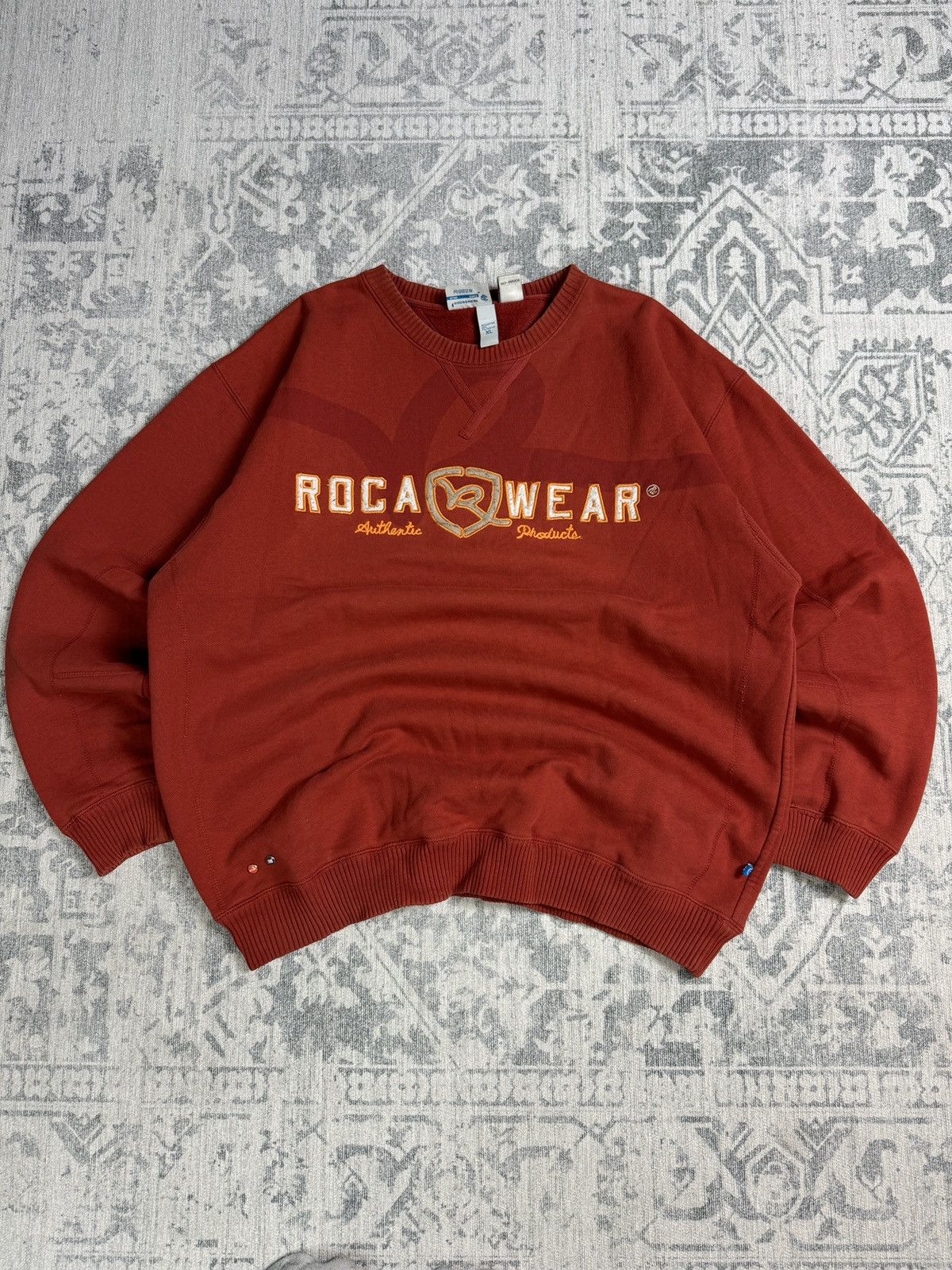 Rocawear 90s Rocawear Vintage Big Logo Baggy Boxy Crewneck Sweatshirt Size US XL / EU 56 / 4 - 1 Thumbnail