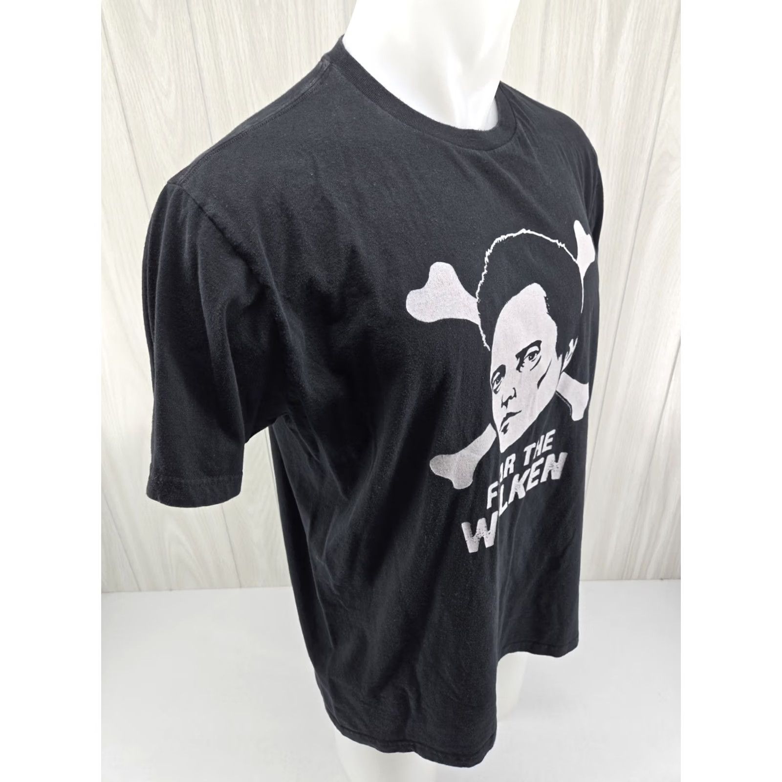 Vintage VINTAGE Christopher Walken Fear The Walken Tee Shirt Mens XL Black 2000's T-Shirt Crew Neck Graphic Print Bay Island Men Stylish Movie Fans Mens Size US XL / EU 56 / 4 - 7 Thumbnail