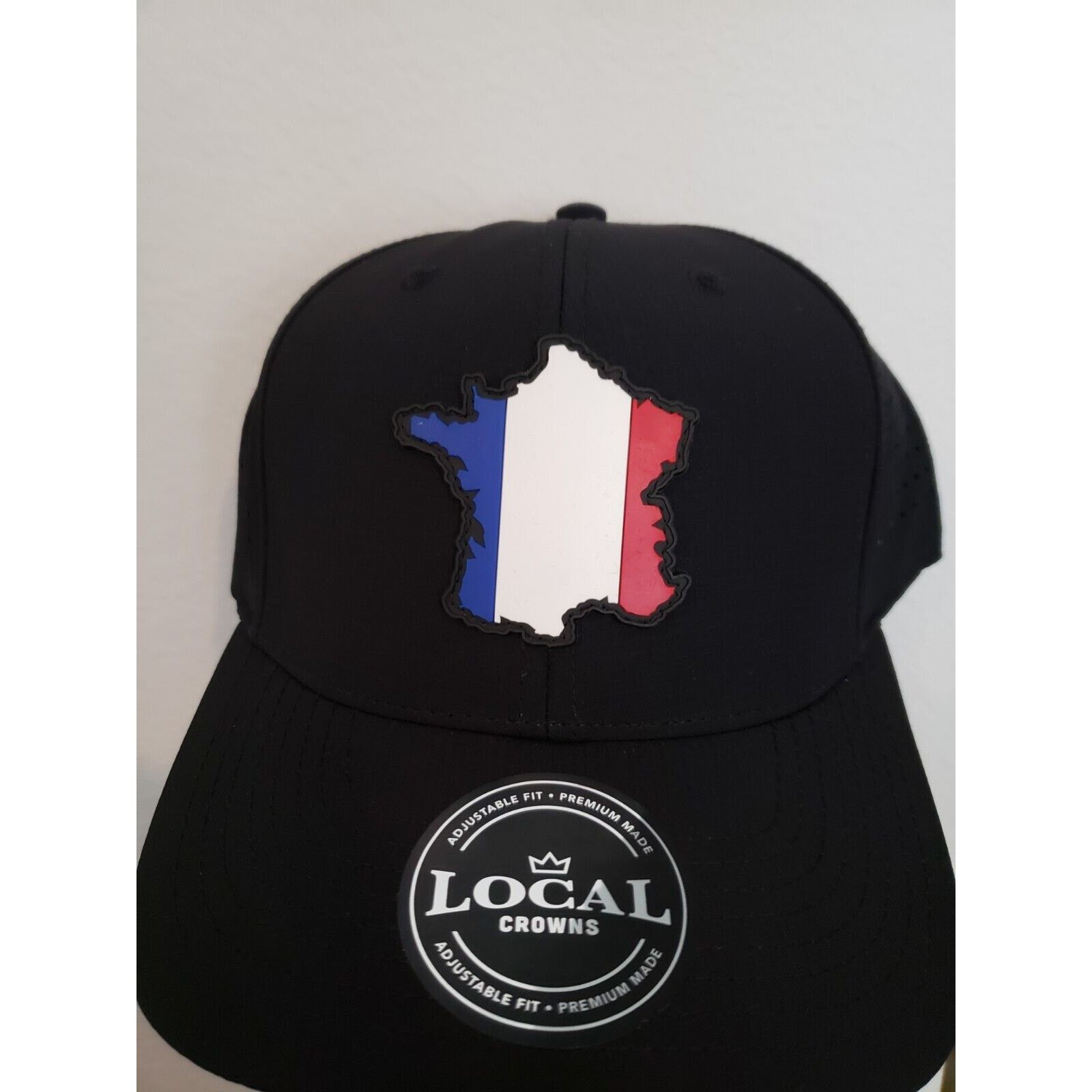 Other France Hat Rubber Country Flag Snapback Black Local Crowns Size ONE SIZE - 1 Thumbnail