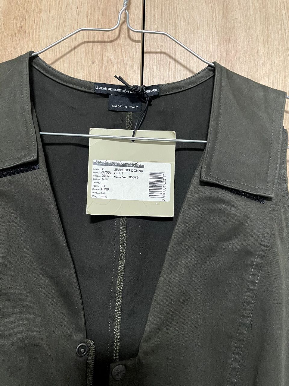 Marithe + Francois Girbaud New ! Marithe Francois Girbaud Avant-Garde Green Vest M+FG Size S / US 4 / IT 40 - 2 Thumbnail