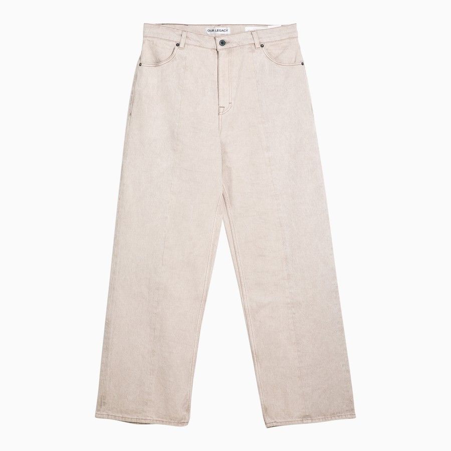 image of Our Legacy O1D2Blof0524 Denim Pants In Grey, Men's (Size 32)