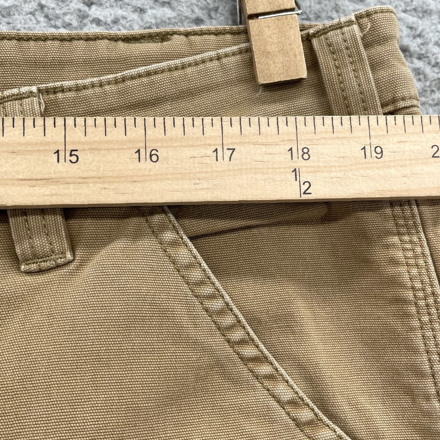 Carhartt Carhartt Carpenter Pant Women 18Tall Crawford Khaki Rugged Flex Workwear Utility Pant Size 40" / US 18 - 2 Thumbnail