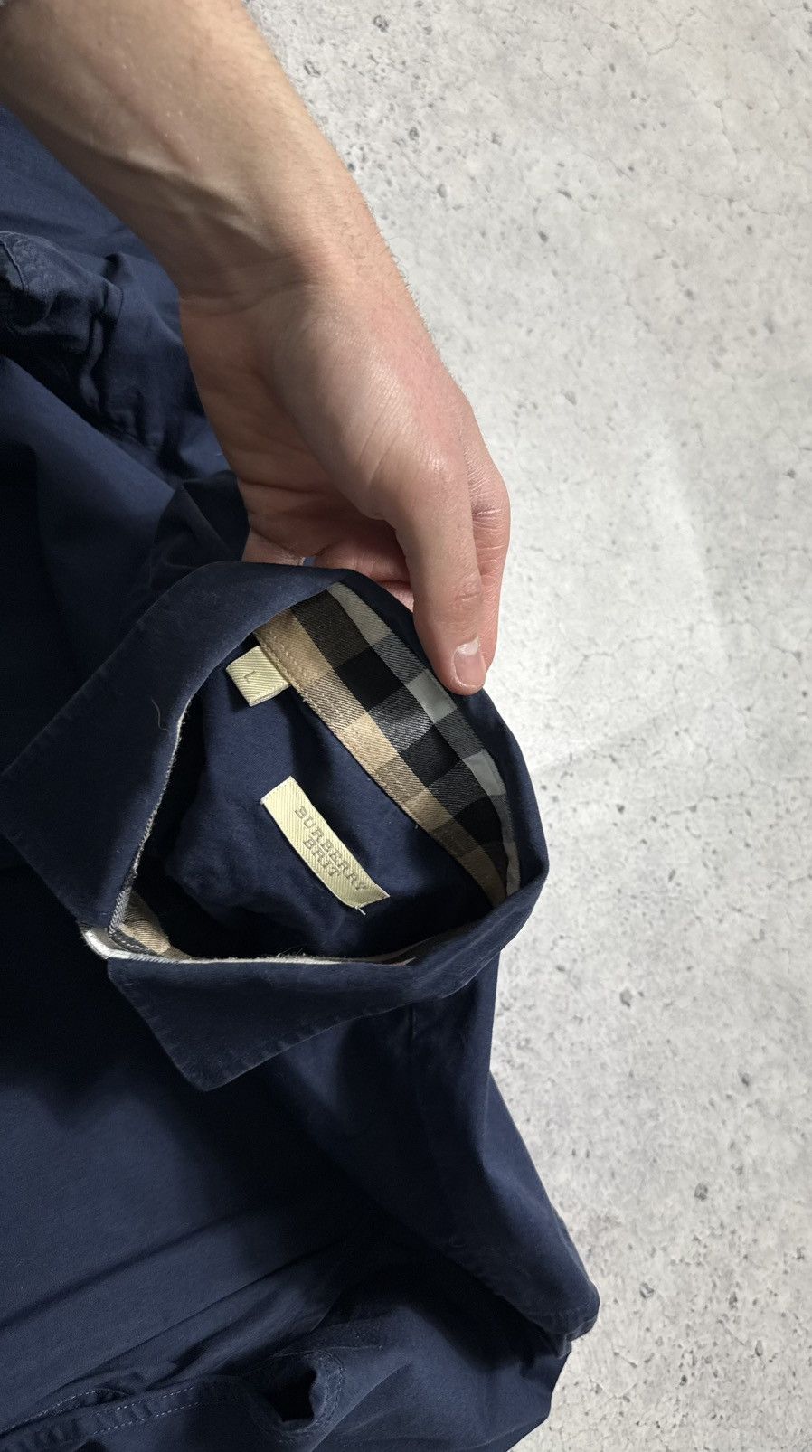 Burberry Burberry Brit Checked Luxury Button Up Shirt Vintage Size L Size US L / EU 52-54 / 3 - 6 Thumbnail