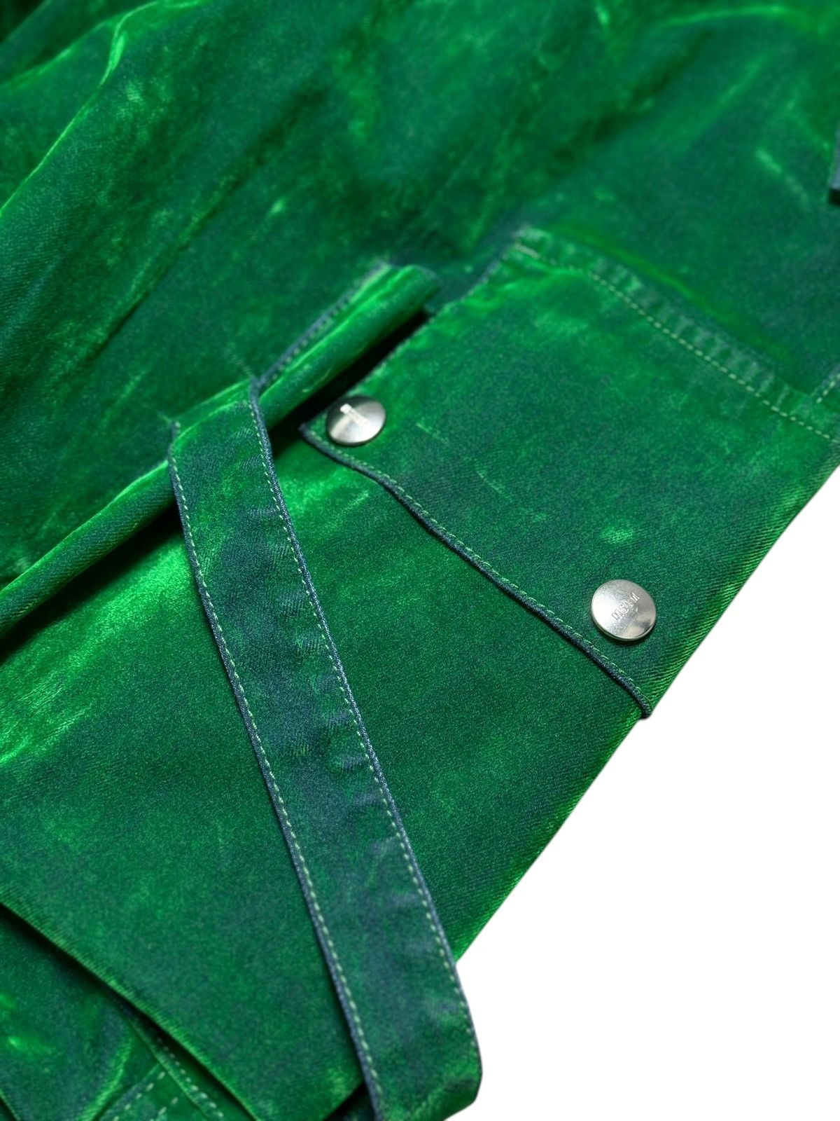 MSGM BNWT MSGM Cargo Utility Trousers 46 Green Velvet RRP £625 Size 32" / US 10 / IT 46 - 4 Thumbnail