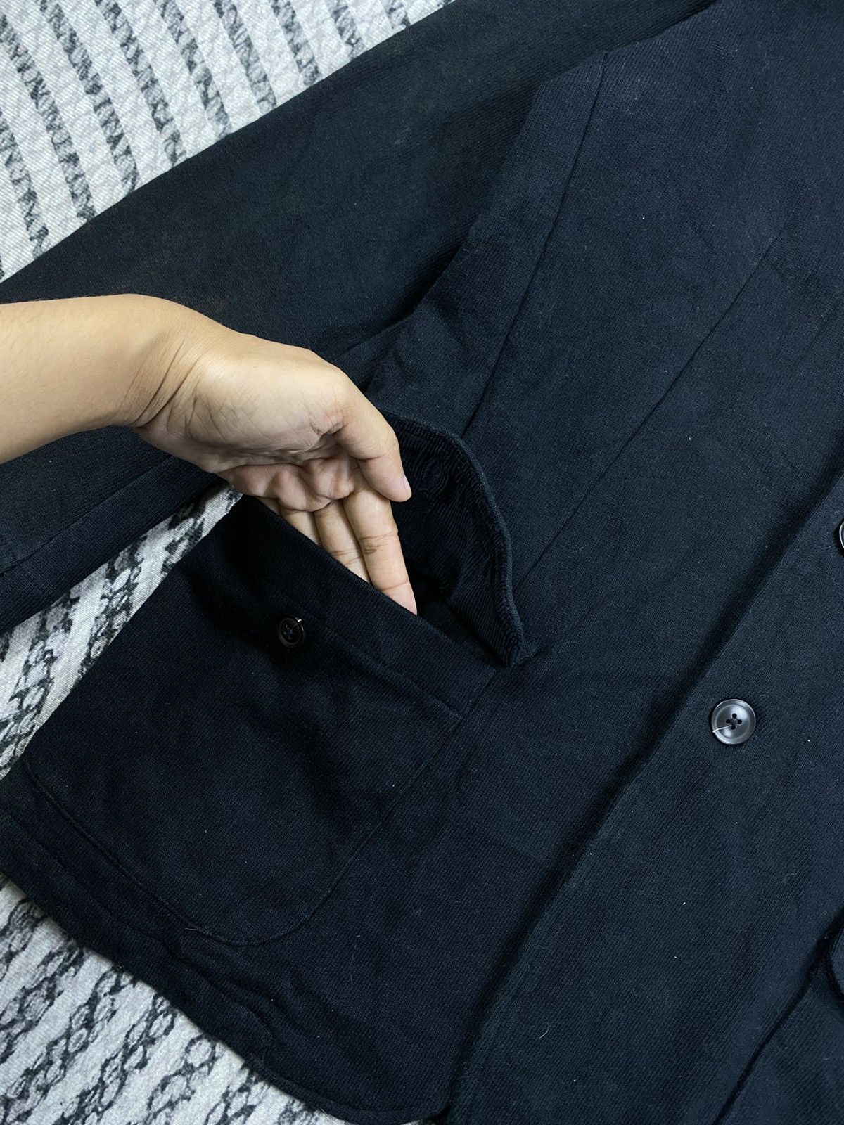 Japanese Brand Vtg Bibury Court Premium Black Blazer Style Jacket Size US M / EU 48-50 / 2 - 7 Thumbnail