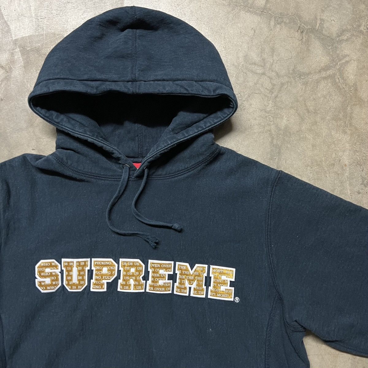 Hypebeast × Supreme Supreme New York Heavyweight Embroidered Hoodie Sweater Size US L / EU 52-54 / 3 - 2 Thumbnail
