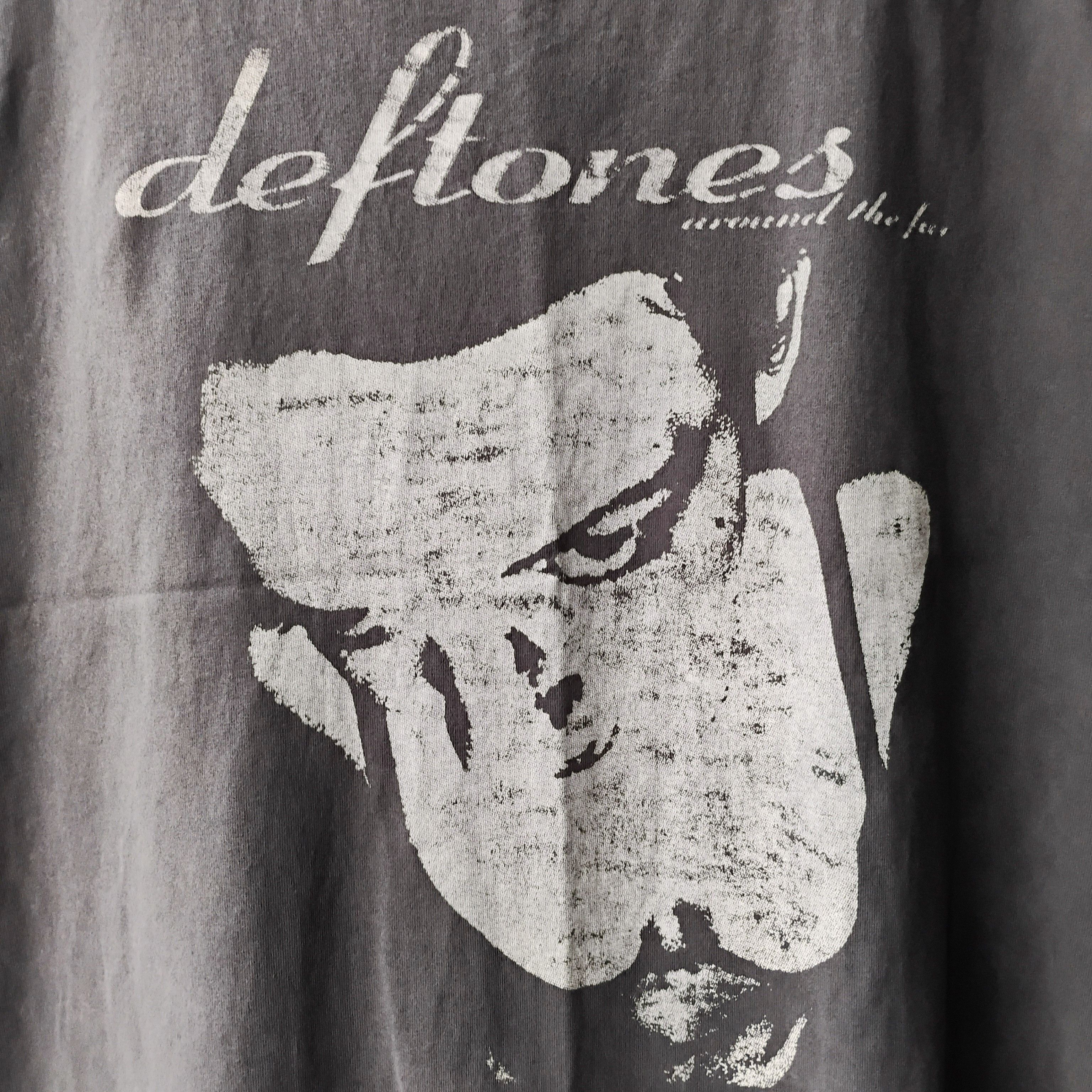 Band Tees Deftones Around The Fur Y2K 10s Shirt Sleeveless Boxy Cut Size US XL / EU 56 / 4 - 2 Thumbnail
